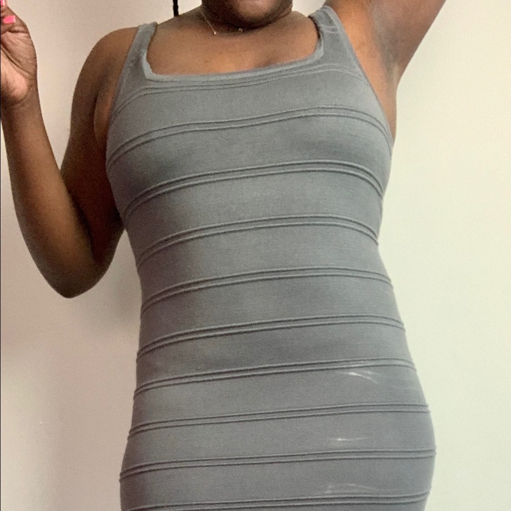 Sweater material dress